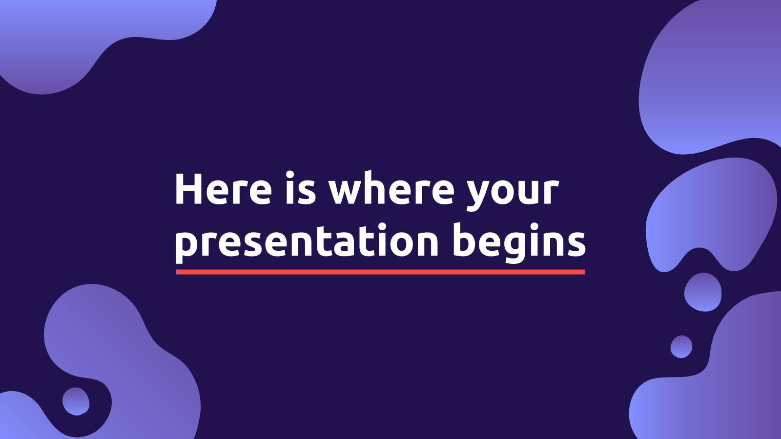 紫色泡泡PowerPoint模板